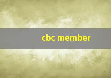 cbc member